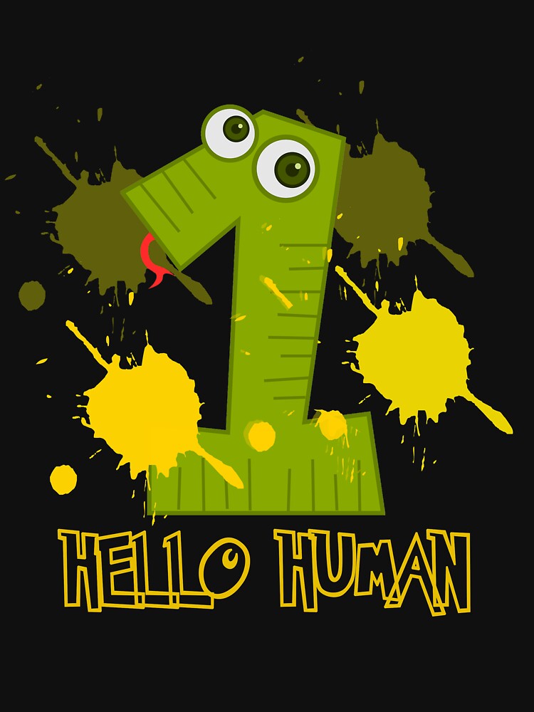 hello human, snake by ESAMSTORE T-Shirts, Hoodie, Sweatshirt | BlankRebels.com (Image 3)