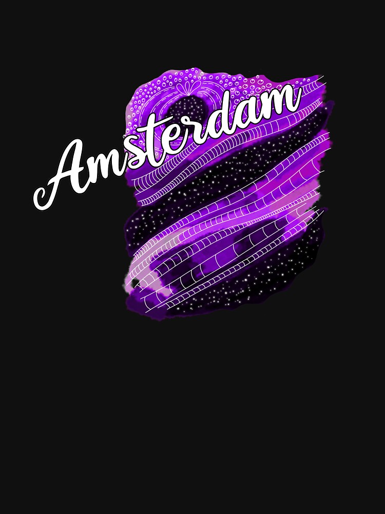 Amsterdam Watercolor Galaxy by AOCreativeProd T-Shirts, Hoodie, Sweatshirt | BlankRebels.com (Image 3)