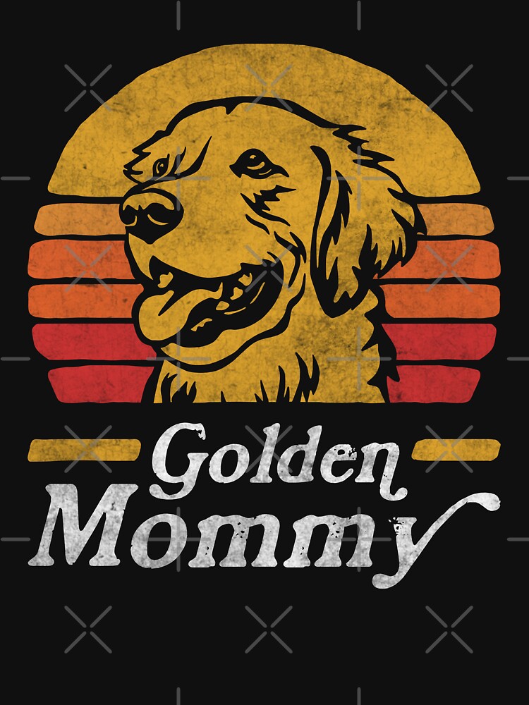 Retro Vintage Golden Mommy by More Cute Dogs T-Shirts, Hoodie, Sweatshirt | BlankRebels.com (Image 2)