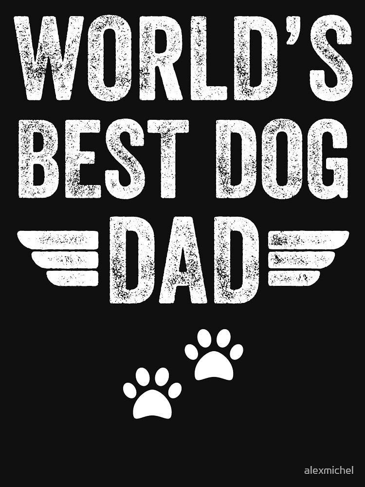 World's best dog dad by Captain Mood T-Shirts, Hoodie, Sweatshirt | BlankRebels.com (Image 3)