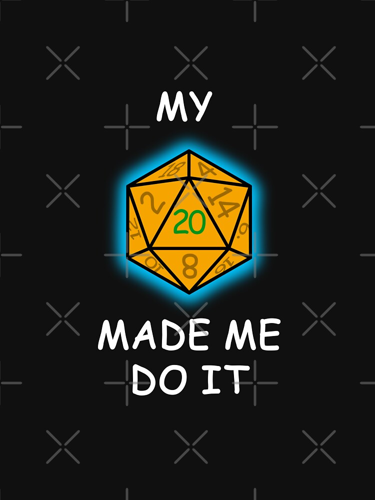 My critical hit made me do it - orange by AtelierRillian T-Shirts, Hoodie, Sweatshirt | BlankRebels.com (Image 3)