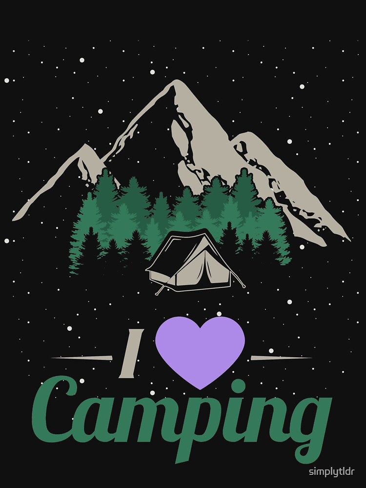 I Love Camping Funny Summer Outdoor Nature Gift by simplytldr T-Shirts, Hoodie, Sweatshirt | BlankRebels.com (Image 3)
