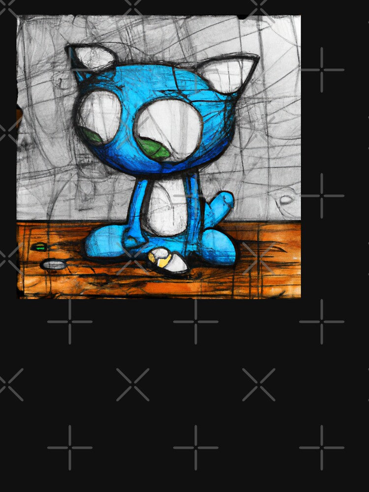 Sad Grunge Cat T-shirt by Nerdygirlteez Hoodie, Sweatshirt | BlankRebels.com (Image 3)