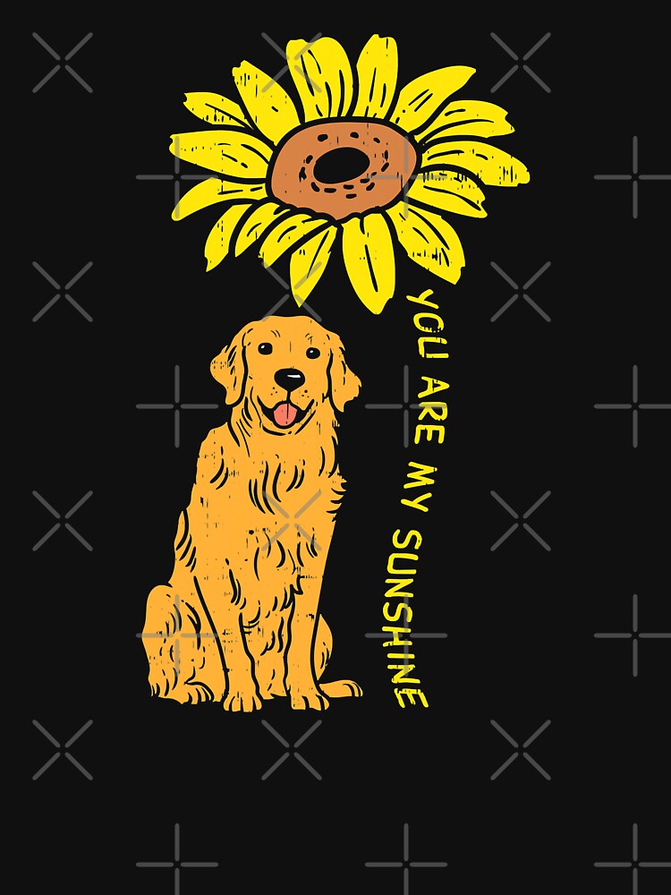 Sunflower Sunshine Golden Retriever Pet Dog Girls Women Gift by MichealExan T-Shirts, Hoodie, Sweatshirt (Image 3)