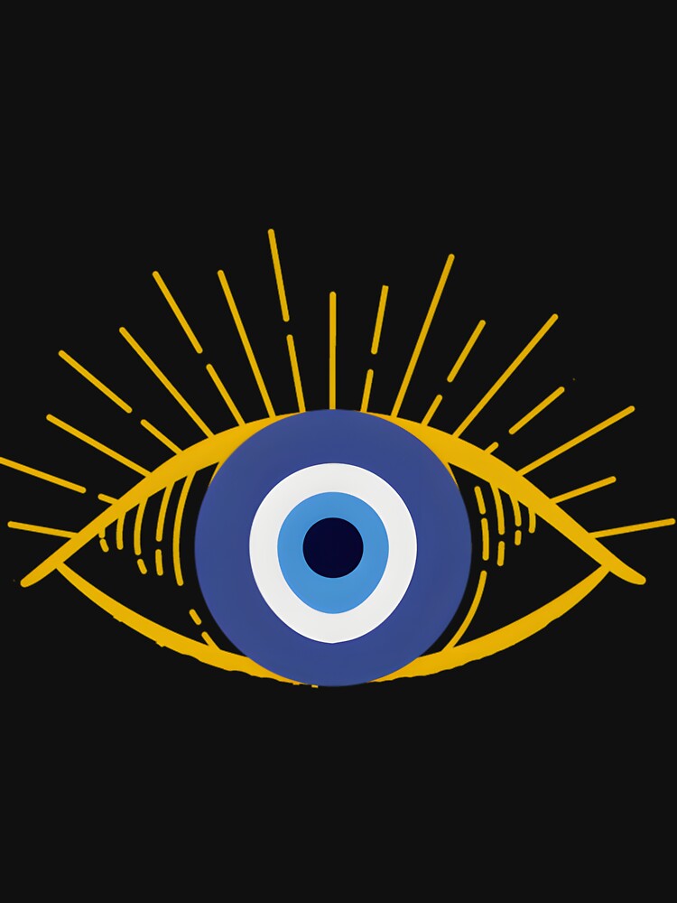 Nazar Eye Symbol Evil Eye Nazar Charm Spiritual Protection Essential by supritibrr T-Shirts, Hoodie, Sweatshirt (Image 3)