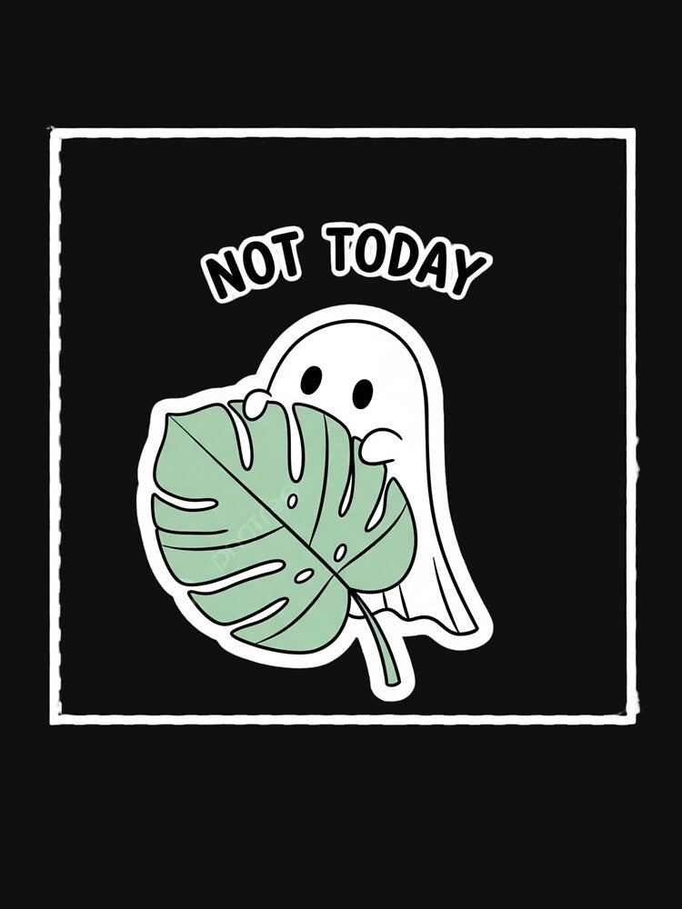 Ghost Hiding Behind Leaf - Cute Social Anxiety Art by Skill_&_Stone T-Shirts, Hoodie, Sweatshirt | BlankRebels.com (Image 3)