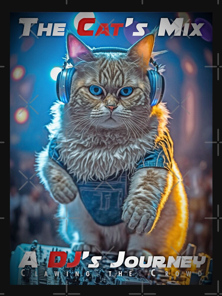 Cool Cat DJ Mixing Music – Club Dj Cat Deck Mixing Music | House Trance Rave Trap Dance Music by MadeByRobots... (Image 3)