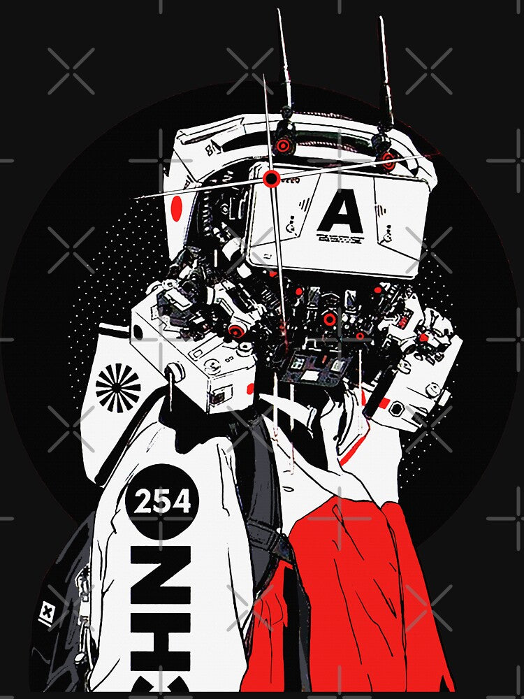 Cyberpunk Mecha Cyborg Vaporwave Modern Urban Style by OWLvision33 T-Shirts, Hoodie, Sweatshirt | BlankRebels.com (Image 3)