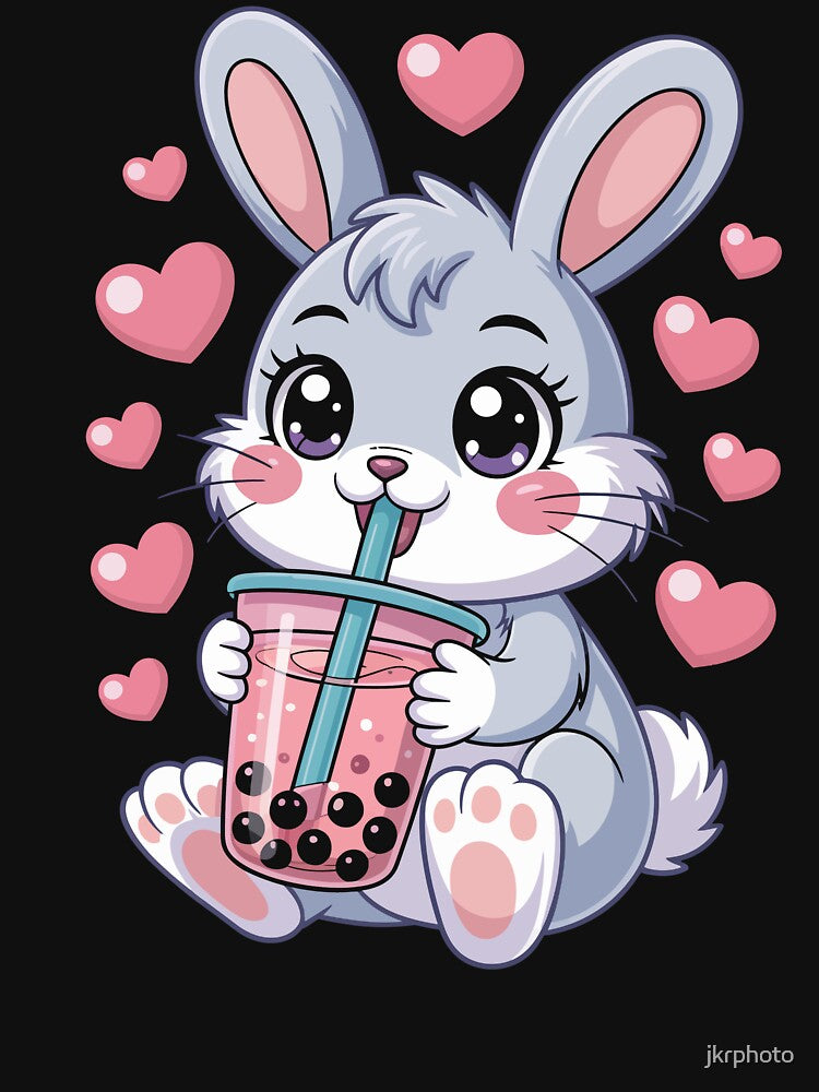 bunny and bubble tea by jkrphoto T-Shirts, Hoodie, Sweatshirt | BlankRebels.com (Image 3)