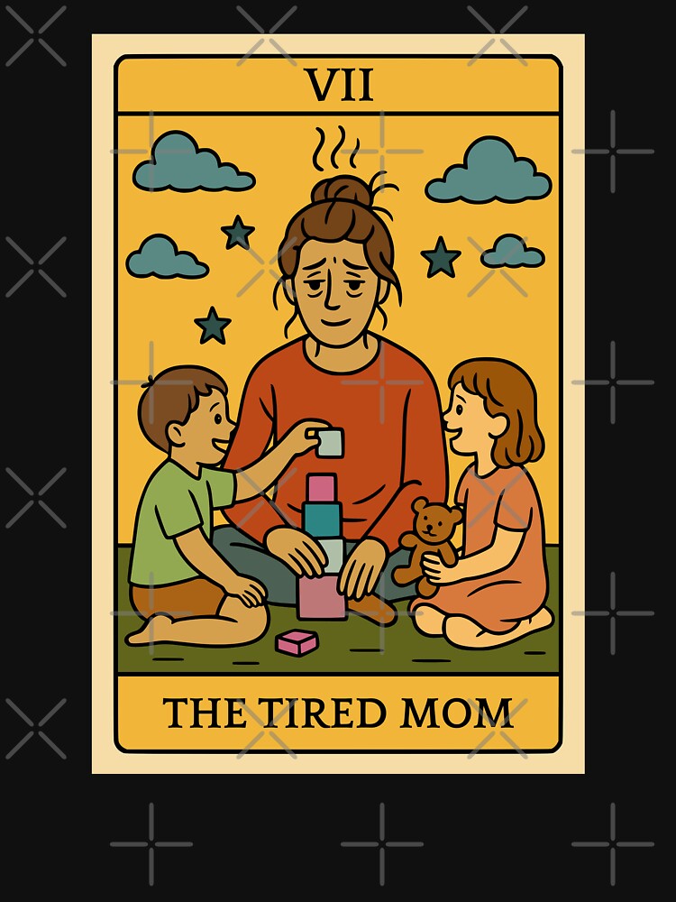 Tarot Card - The Tired Mom I by Lemon Pepper T-Shirts, Hoodie, Sweatshirt | BlankRebels.com (Image 3)