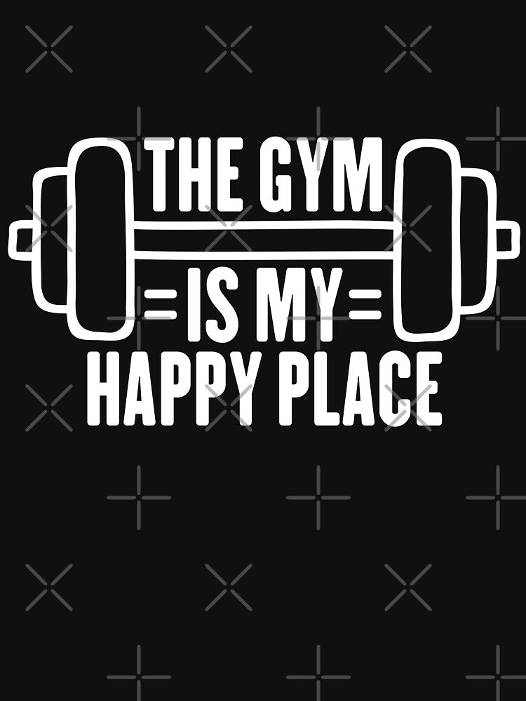 The Gym Is My Happy Place by AristoDesigner T-Shirts, Hoodie, Sweatshirt | BlankRebels.com (Image 3)