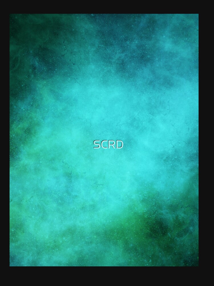 Blue and Teal Green Galaxy by SCRD T-Shirts, Hoodie, Sweatshirt | BlankRebels.com (Image 3)