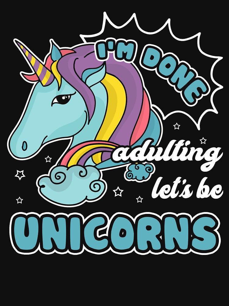 Unicorn - Let's Be Unicorn by UnknownArtistt T-Shirts, Hoodie, Sweatshirt | BlankRebels.com (Image 3)