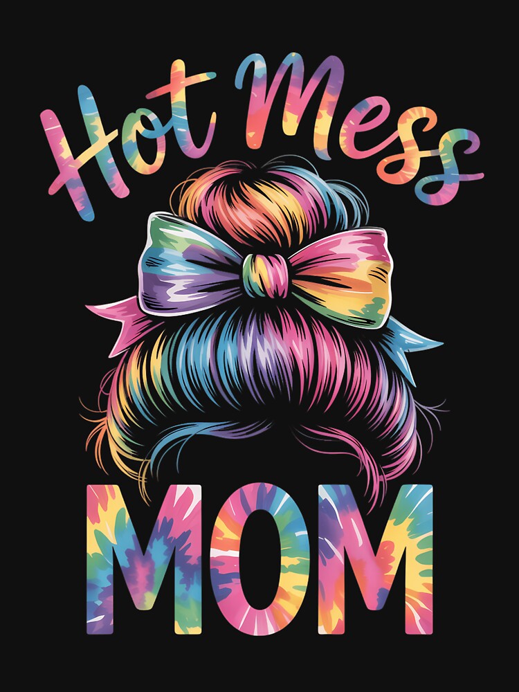 Leopard Messy Bun Funny Mom Life by tiemacopaxer T-Shirts, Hoodie, Sweatshirt | BlankRebels.com (Image 3)
