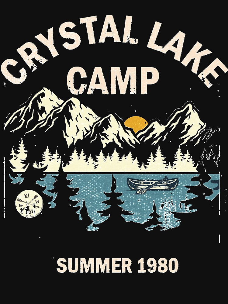 Camp Crystal Lake Friday 13 Vintage by JERRWILLIAMS