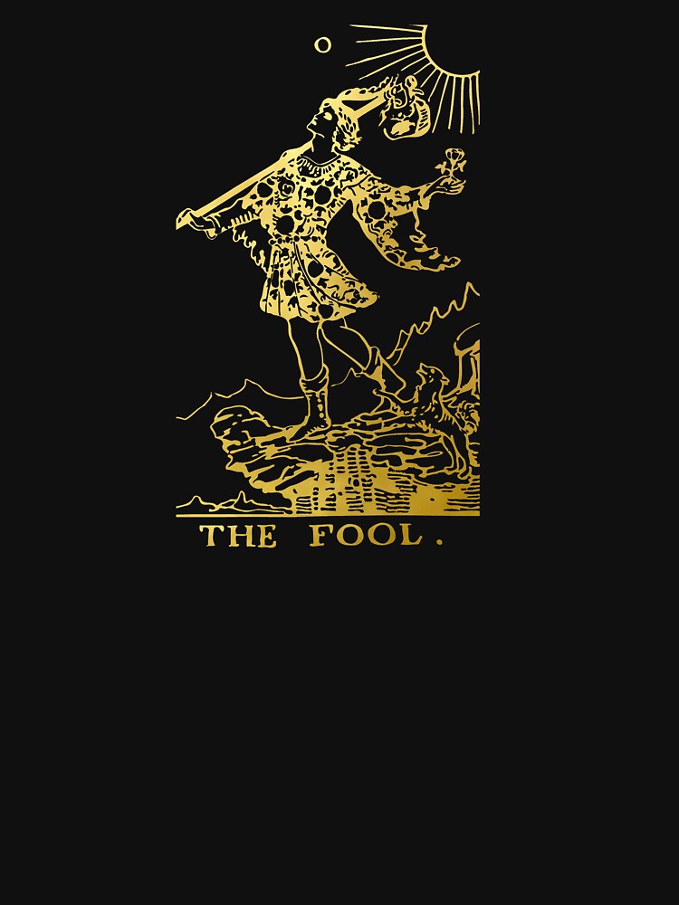 Tarot card the fool gold deck by Michallandsberg T-Shirts, Hoodie, Sweatshirt | BlankRebels.com (Image 3)