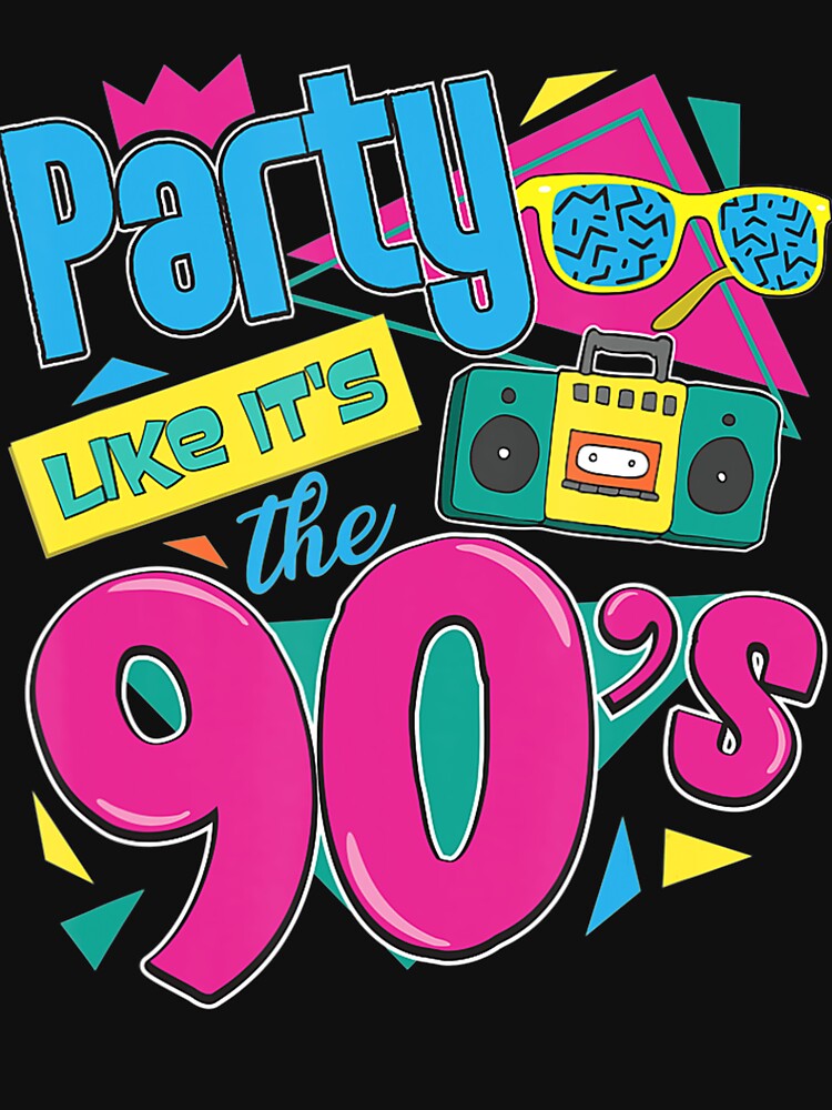 90s 90ies nineties retro party funny gift flashback by BrooksBrennan T-Shirts, Hoodie, Sweatshirt | BlankRebels.com (Image 3)