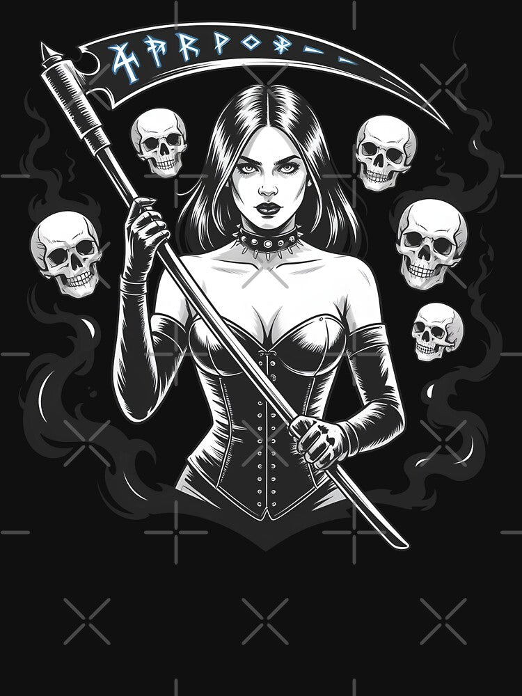 Gothic Warrior Woman by Fadi Alyaldani T-Shirts, Hoodie, Sweatshirt | BlankRebels.com (Image 3)