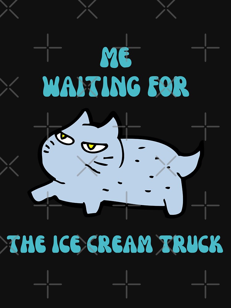 Chubby Cat Waiting For Icecream by Wehavefun T-Shirts, Hoodie, Sweatshirt | BlankRebels.com (Image 3)