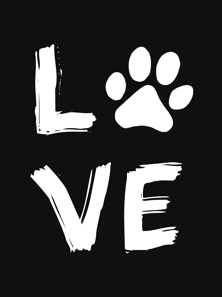 I Love Dog Paw Dog Print Dog Lover Dog Owner Dog Novelty by ryannokune