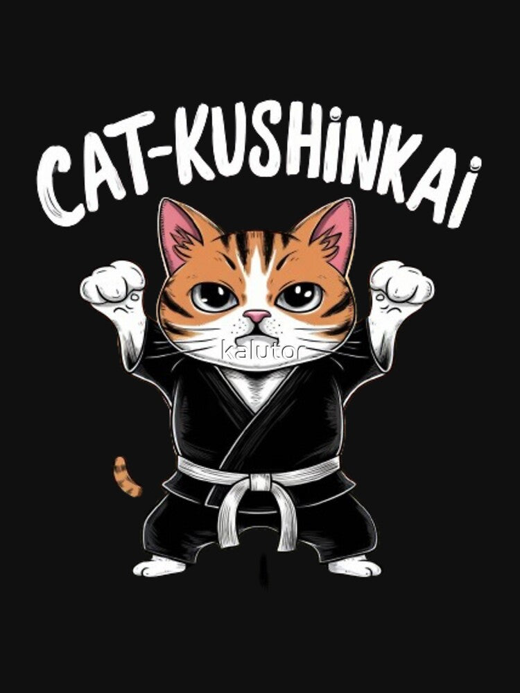 Karate Cat by kalutor T-Shirts, Hoodie, Sweatshirt | BlankRebels.com (Image 3)