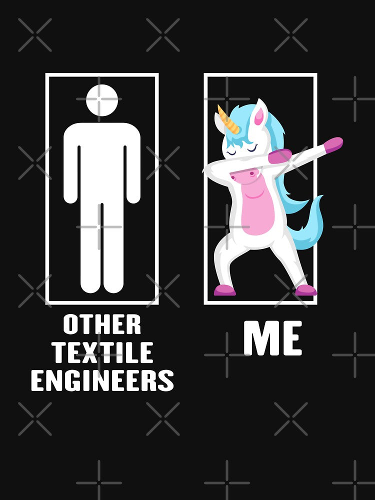 Funny Unicorn Dabbing Other Textile engineer Me, Textile engineer Dad Husband Birthday Christmas Gift by xlnv... (Image 3)