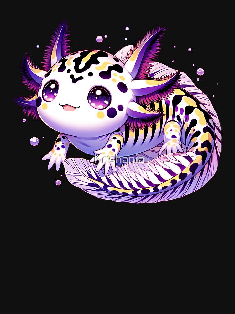 Cute Kawaii Axolotl Nonbinary LGBTQ Subtle Pride Month Discreet by Kimberley King Art  King Art T-Shirts,... (Image 3)