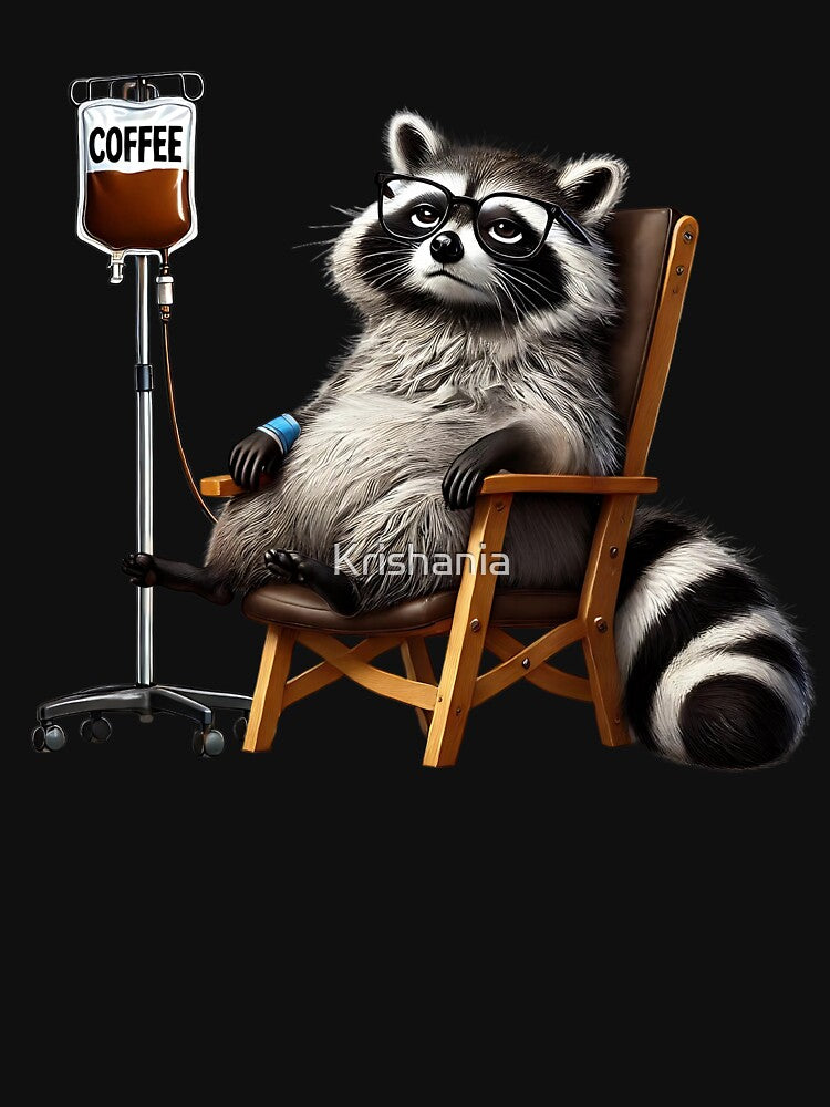 Funny Raccoon IV Coffee Drink Animal Lover by Kimberley King Art  King Art T-Shirts, Hoodie, Sweatshirt (Image 3)