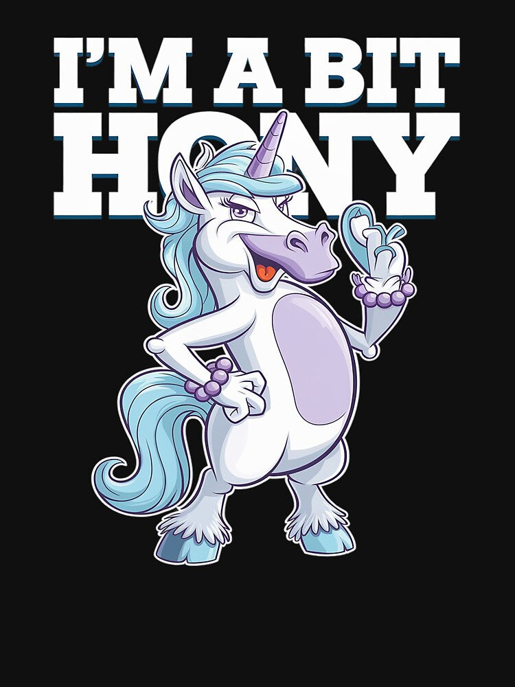 I'm A Bit Horny Naughty Adult Humor Unicorn by joyouartArt T-Shirts, Hoodie, Sweatshirt | BlankRebels.com (Image 3)