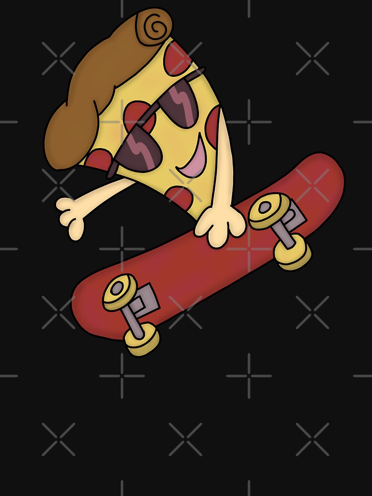 Pizza Skateboarder by palaco210 T-Shirts, Hoodie, Sweatshirt | BlankRebels.com (Image 3)