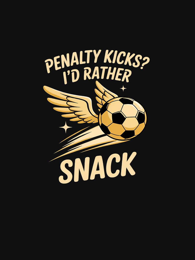 Penalty Kicks I'd Rather Snack Football Cookie by ToggleBet