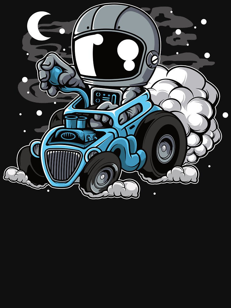Astronaut Car - Funny Outer Space Lovers by Desteroids T-Shirts, Hoodie, Sweatshirt | BlankRebels.com (Image 3)