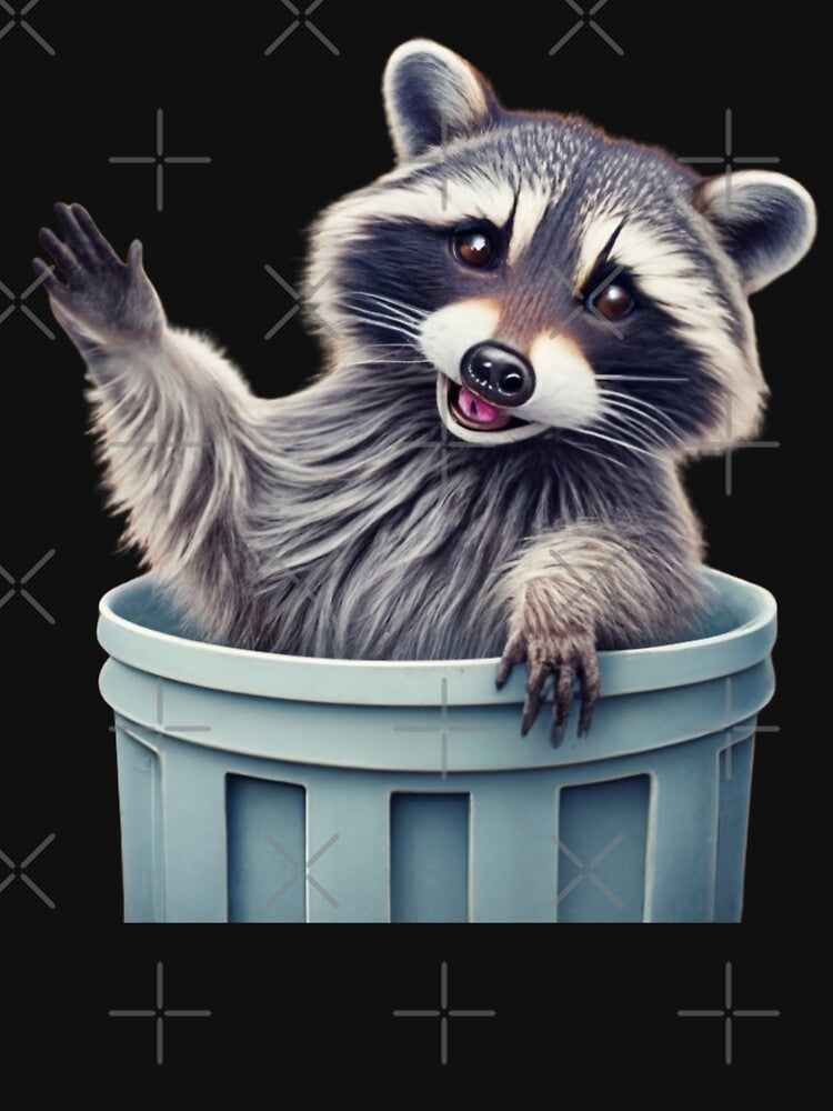raccoon in trash by TranquilTrinket T-Shirts, Hoodie, Sweatshirt | BlankRebels.com (Image 3)