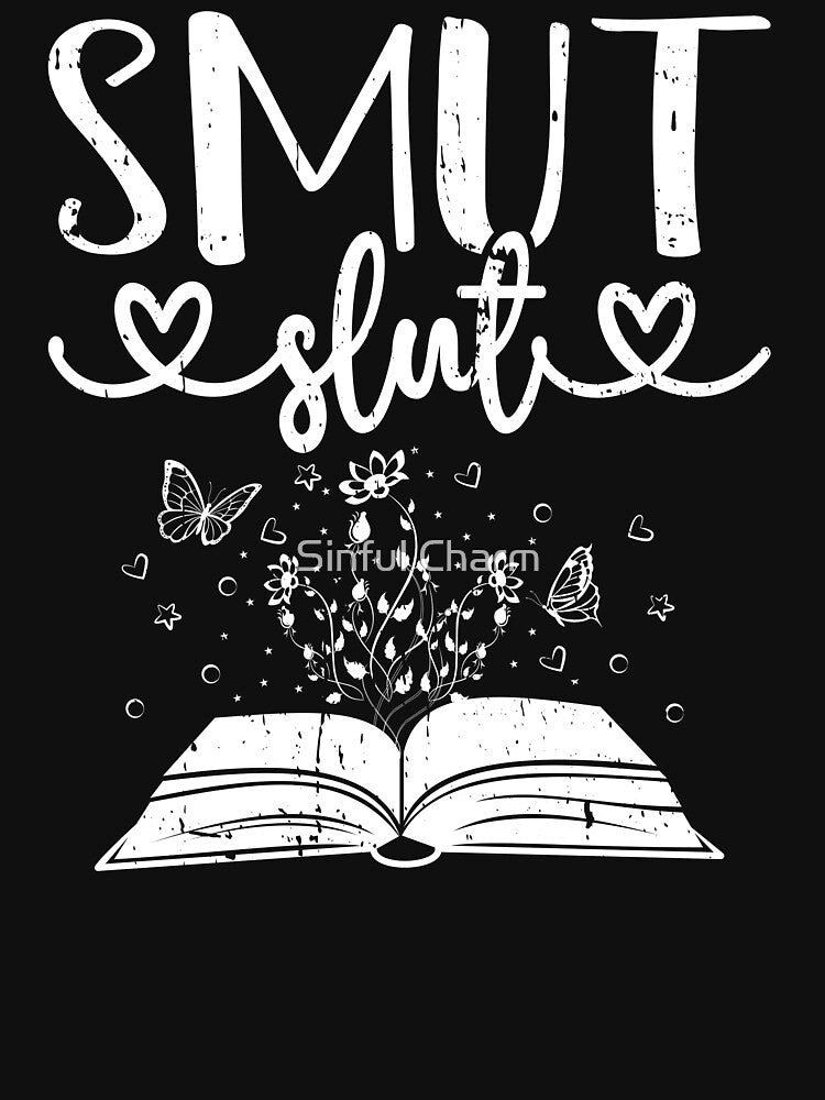 Smut Slut Funny Romance Book Lover Reading Reader by Sinful Charm T-Shirts, Hoodie, Sweatshirt | BlankRebels.com (Image 3)