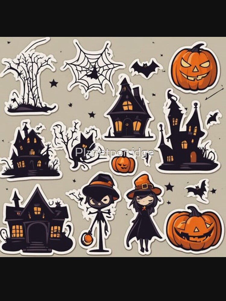 Abstract Halloween Pattern by Planetporridge T-Shirts, Hoodie, Sweatshirt | BlankRebels.com (Image 3)