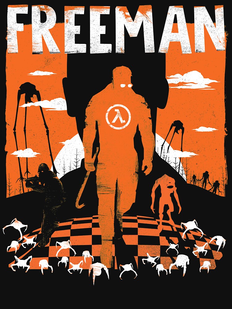 The Freeman - Half life shirt, halflife by therocketman