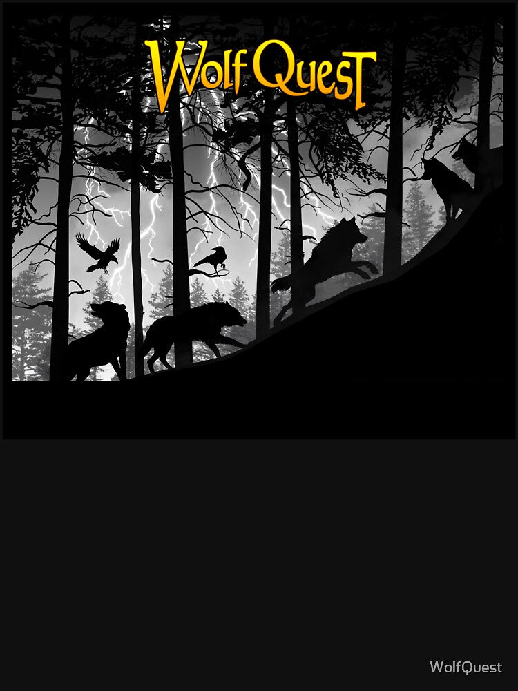 Wolf Pack in Storm - WolfQuest Dream by WolfQuest T-Shirts, Hoodie, Sweatshirt | BlankRebels.com (Image 3)