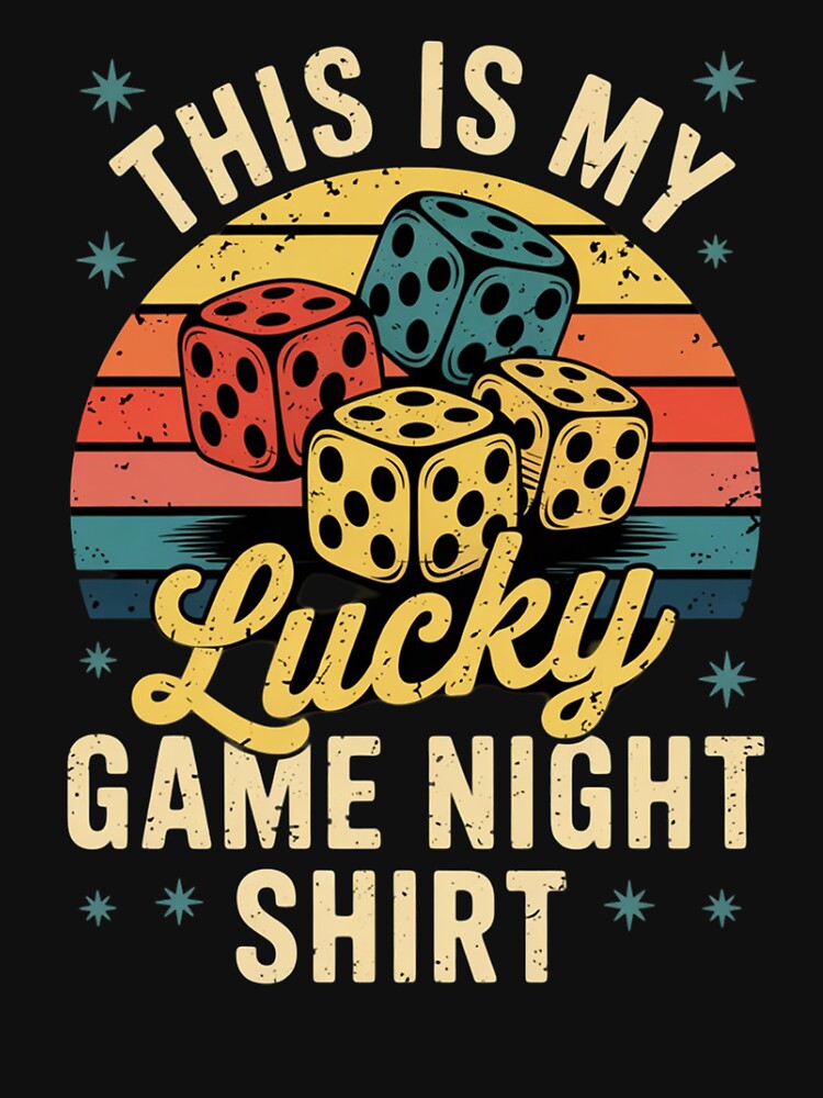 Game Night Host I Lucky Board Game Night by Ikwalima T-Shirts, Hoodie, Sweatshirt | BlankRebels.com (Image 3)