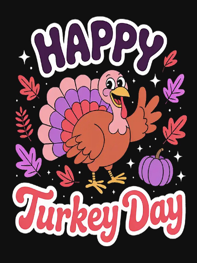 Thanksgiving Female Turkey Happy Turkey Day by LacostCarl T-Shirts, Hoodie, Sweatshirt | BlankRebels.com (Image 3)