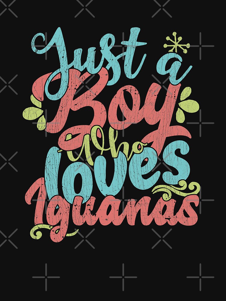 Just A Boy Who Loves Iguanas - Farmers Gift graphic by theodoros20 T-Shirts, Hoodie, Sweatshirt | BlankRebels.com (Image 3)
