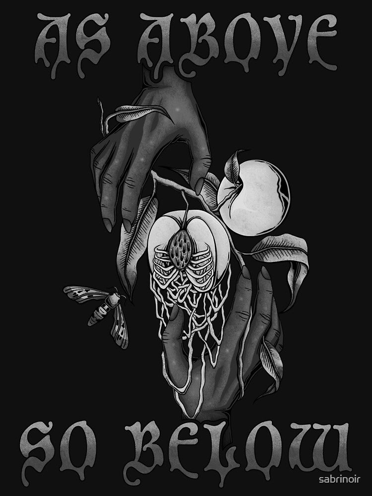 AS ABOVE SO BELOW by sabrinoir T-Shirts, Hoodie, Sweatshirt | BlankRebels.com (Image 3)