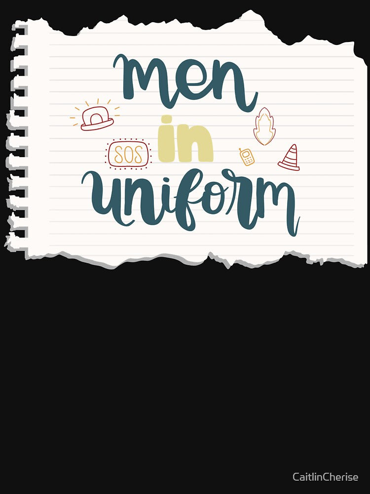 Men in Uniform Romance Trope by CaitlinCherise T-Shirts, Hoodie, Sweatshirt | BlankRebels.com (Image 3)