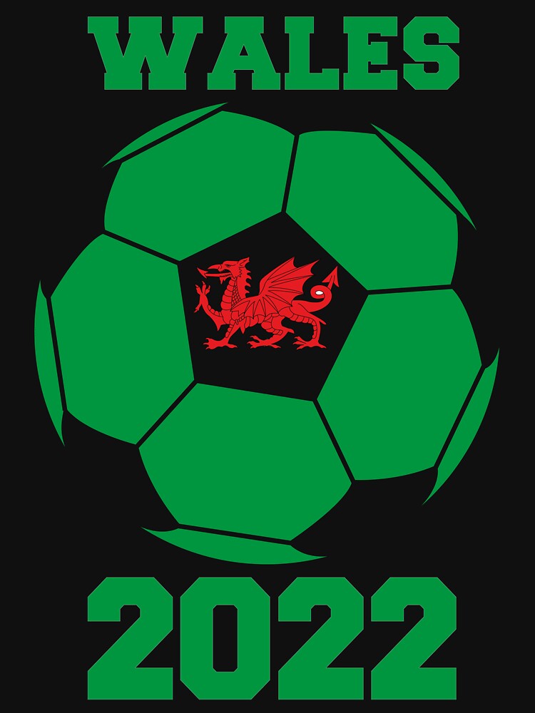 Wales Soccer Ball Flag 2022 - Welsh Football Lovers by MGHdesign