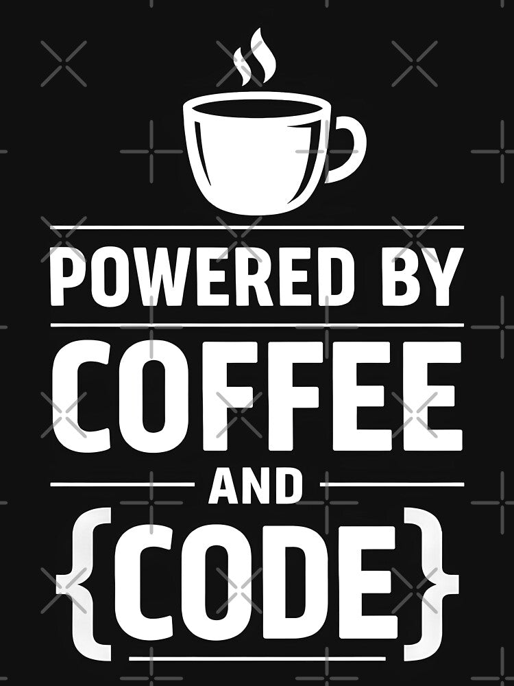 Powered by Coffee and Code by Frog Level Treasures T-Shirts, Hoodie, Sweatshirt | BlankRebels.com (Image 3)