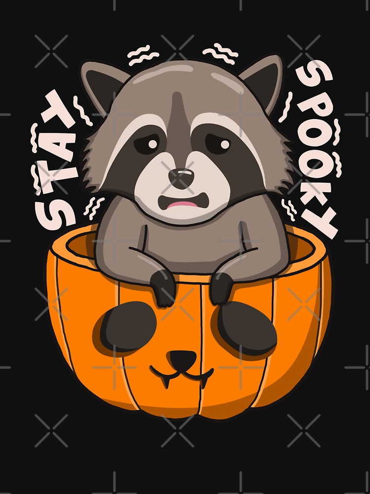 Stay Spooky Raccoon by Luan Huynh T-Shirts, Hoodie, Sweatshirt | BlankRebels.com (Image 3)