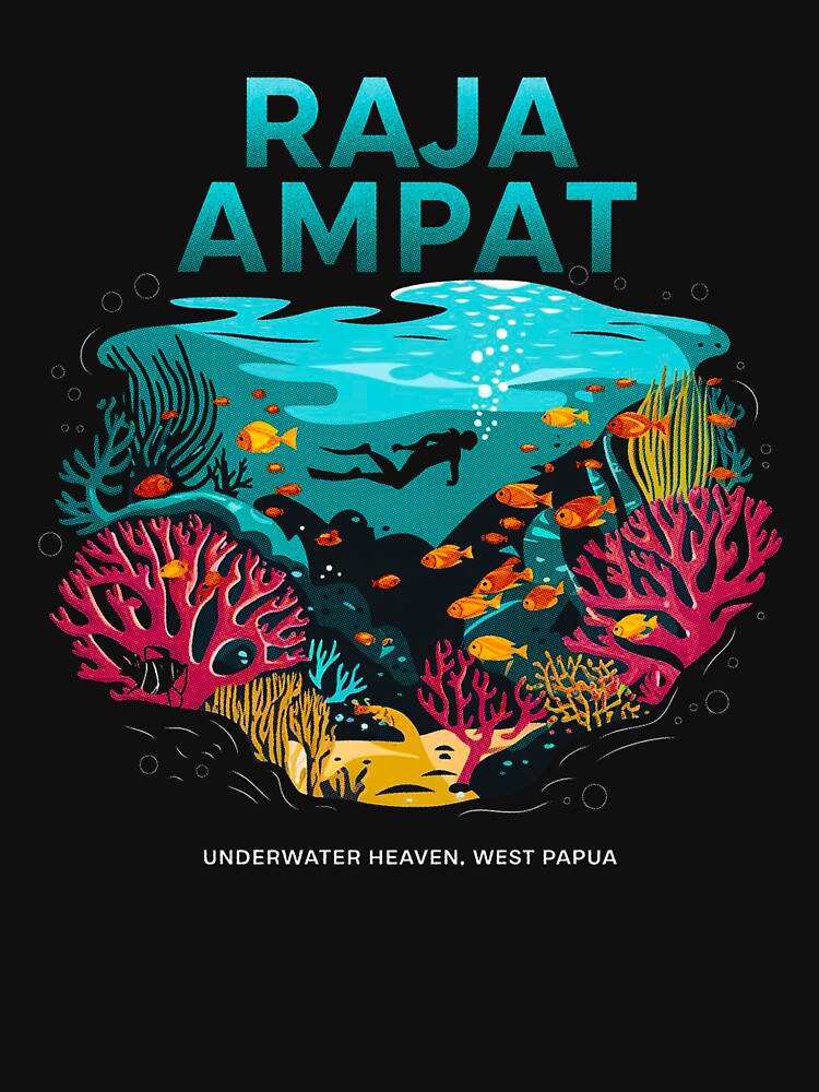 Raja Ampat Underwater Heaven – West Papua Ocean by maseno T-Shirts, Hoodie, Sweatshirt | BlankRebels.com (Image 3)