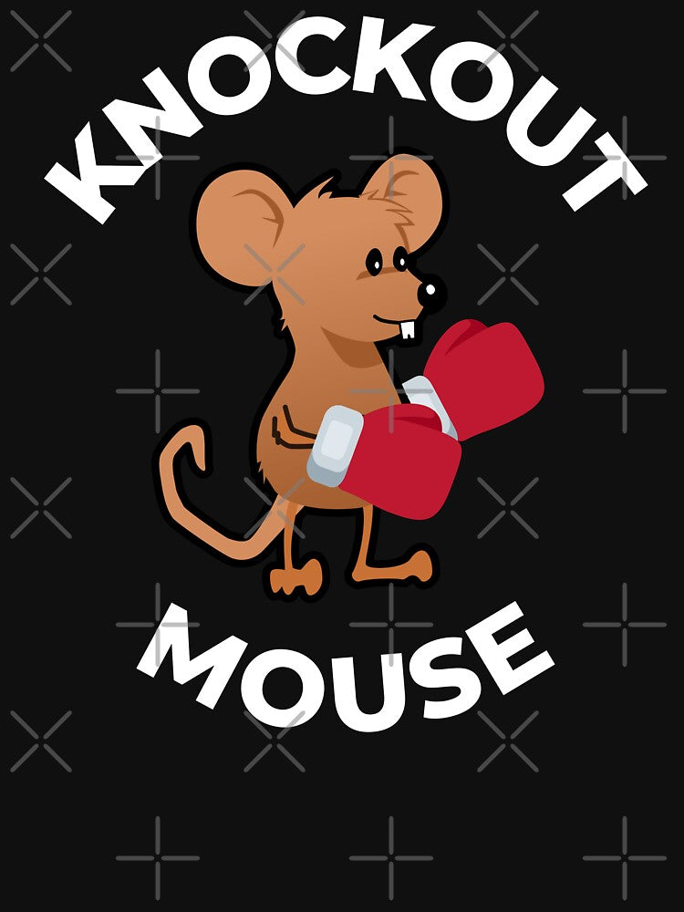 Knockout Mouse - Genetics, Funny Science Gift, Geneticist, Microbiology, Neuroscience, Molecular Biology by jadedscientist