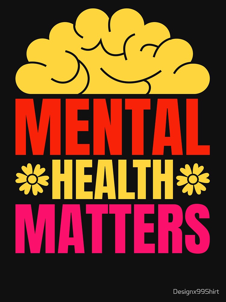 Mental Health Matters by Designx99Shirt T-Shirts, Hoodie, Sweatshirt | BlankRebels.com (Image 3)