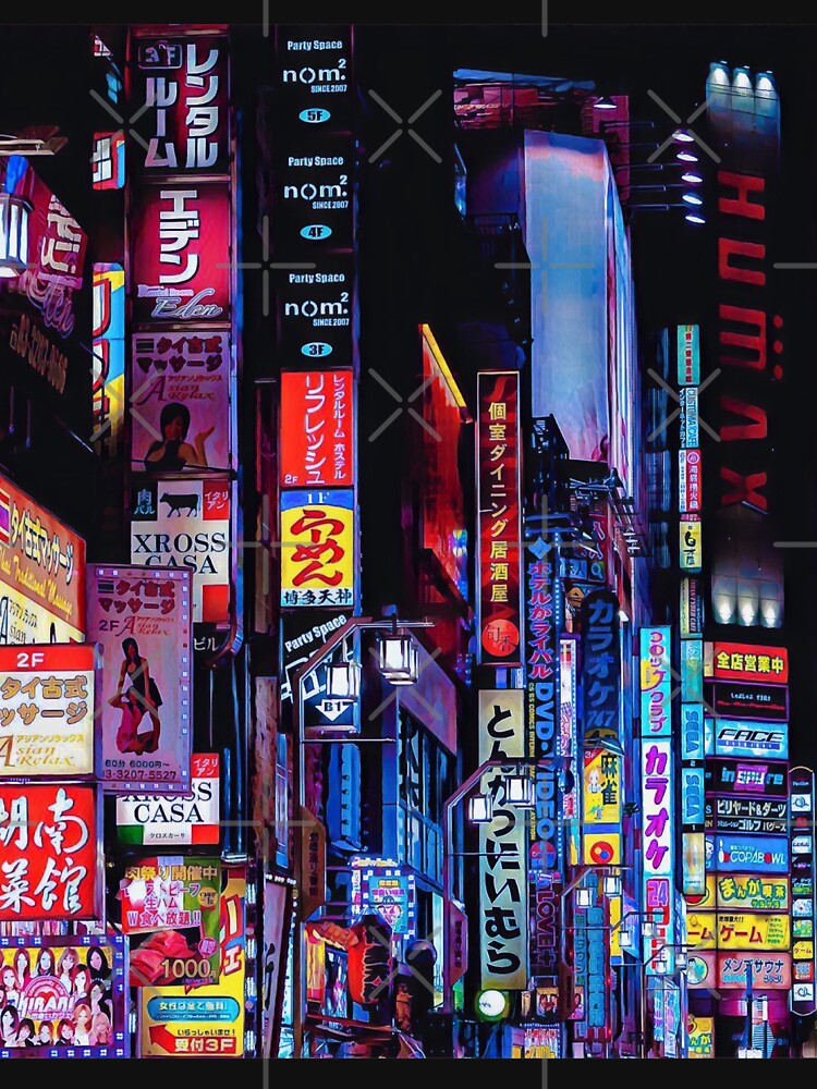 Cyberpunk Tokyo by SofiaStutio T-Shirts, Hoodie, Sweatshirt | BlankRebels.com (Image 3)