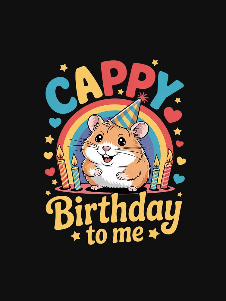 Cappy Birthday To Me Capy Birthday2 by AquaKiev T-Shirts, Hoodie, Sweatshirt | BlankRebels.com (Image 3)